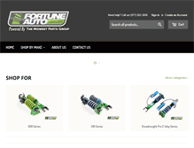 Tablet Screenshot of fortuneautocoilovers.com